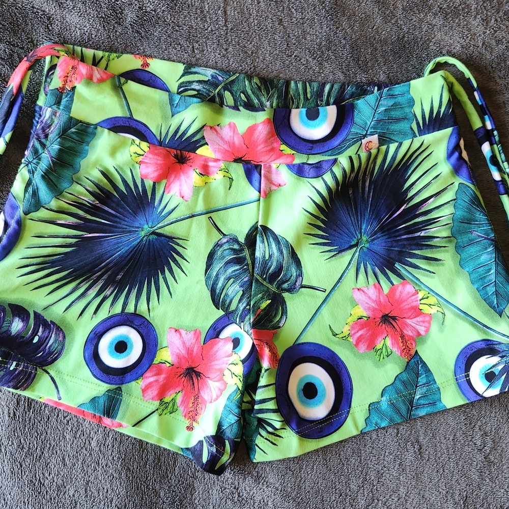 Tropical Vibe Women's Athletic Shorts